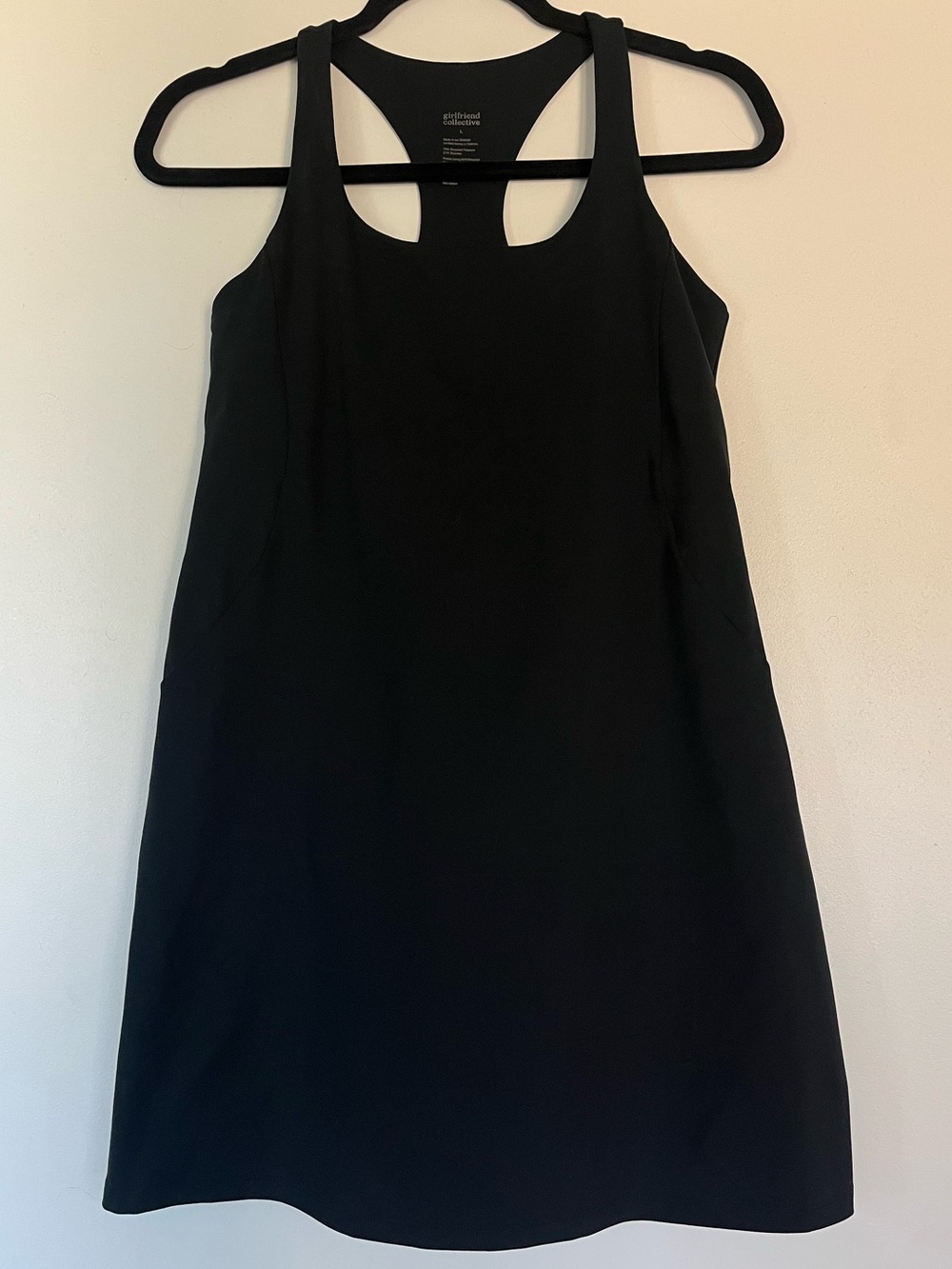 Girlfriend Collective black athletic dress